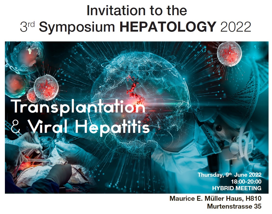 9. Juni 2022: 3. Symposium Transplantation & Viral Hepatitis