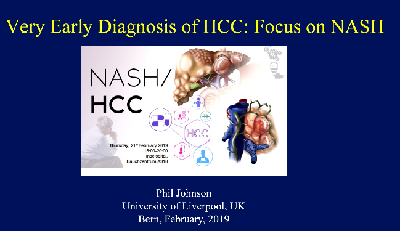 1. Hepatologie Symposium 2019: Very Early Diagnosis of HCC: Focus on NASH